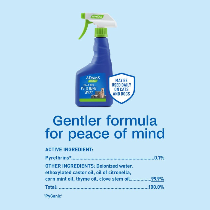 ADAMS Botanicals Flea & Tick Pet & Home Spray, 16 oz - FAAAX - 16 oz - 1 - 7