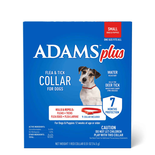 Adams Plus Dog Flea & Tick Collar - FAXA - Small - 1