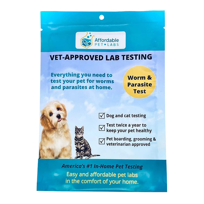 Affordable Pet Labs - Basic Fecal Diagnostic Test For Dogs & Cats, Easy Home Kit - AF21C - 2