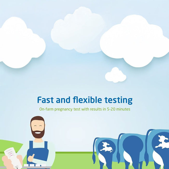 DUPLICATE - DX210 - Alertys OnFARM Complete Pregnancy Test Kit - 10 Tests for Cattle, Sheep & Goats - DX210-DUPE - 10 Test Kit - 6