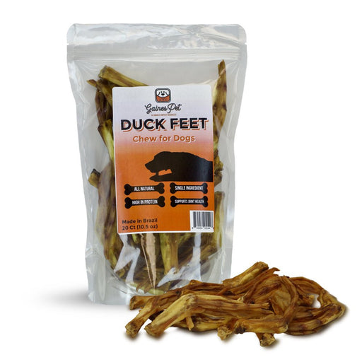 All - Natural Duck Feet Dog Treats, 80 ct – High Protein, Grain Free Chews, Made in USA - GFFA4 - 80 ct - Duck - 2