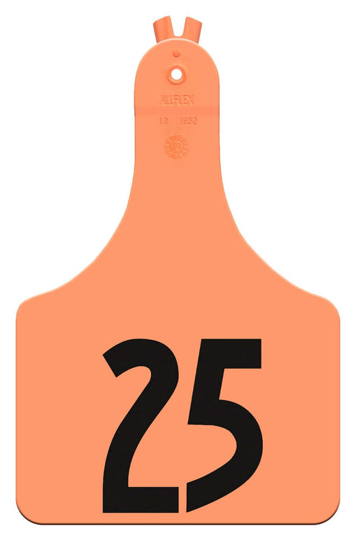 Allflex ATag Numbered Ear Tags (Cow), 25 count - Jeffers - Farm & Ranch Supplies > Identification & Ear Tags