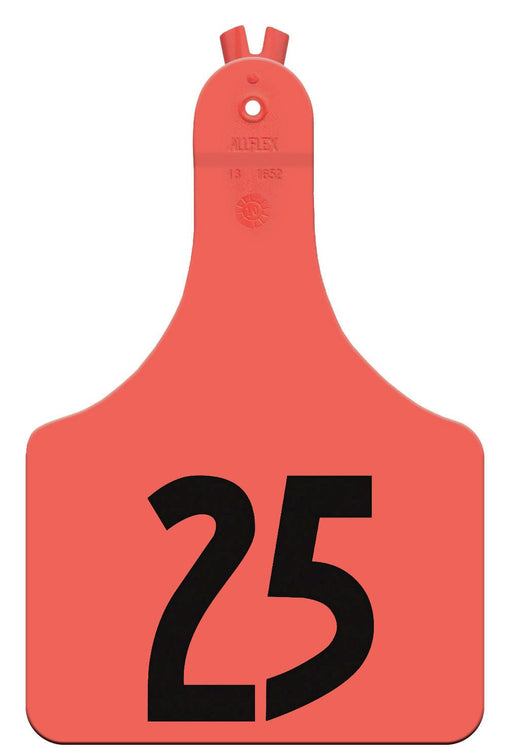 Allflex ATag Numbered Ear Tags (Cow), 25 count - Jeffers - Farm & Ranch Supplies > Identification & Ear Tags