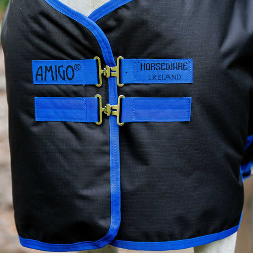 Amigo Ripstop 900 Denier Lightweight Turnout Sheet for Horses - FOXA8 - Black - 66" - 2