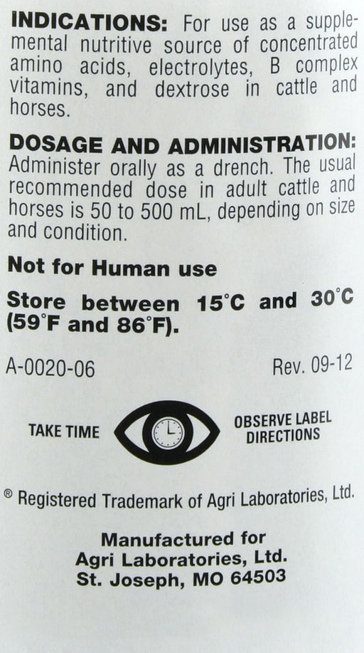 Amino Acid Concentrate Oral Solution, 500 mL - 49A2 - 2