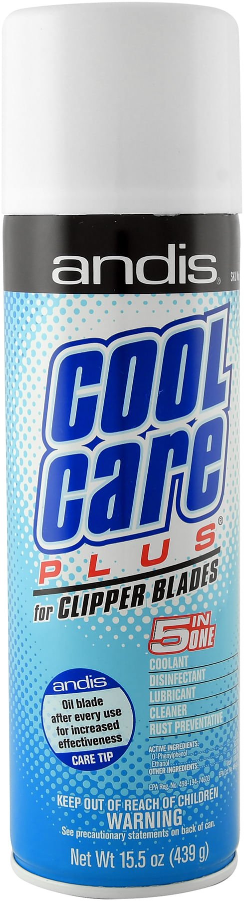 Andis Cool Care Plus for Clipper Blades, 15.5 oz — Pet Supplies 4 Less