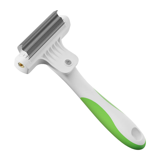 Andis Fine Tooth Deshedding Rake for Dogs & Cats - ACZ6 - Lime Green - 1