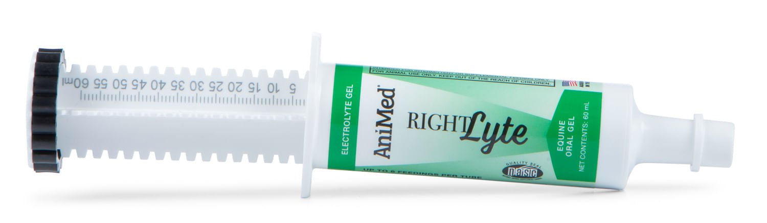 AniMed Right Lyte Equine Electrolyte Oral Gel for Horses, 60 mL - AXBU - 1
