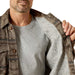 Ariat Mens Caldwell Printed Shirt Jacket - AI8JS - Multi - Small - Each - 4