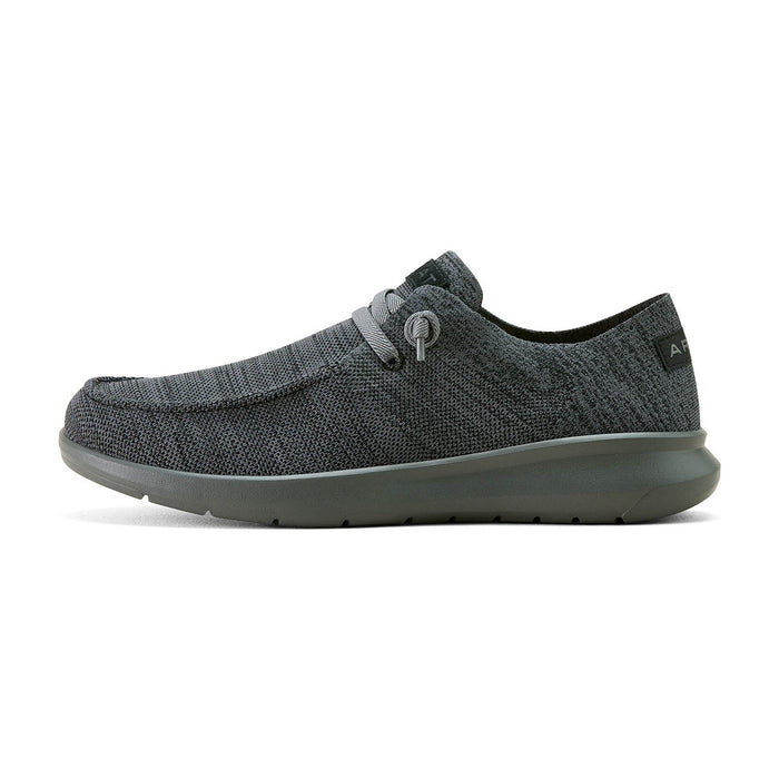 Ariat Men's Hilo Slip - On Shoes – Lightweight Casual Sneakers, Breathable Comfort Footwear - AIBKN - Regular - 7 - Charcoal - 11