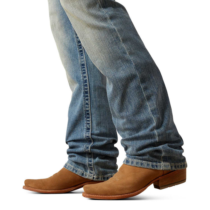 Ariat Men's M2 Relaxed Stirling Stretch Boot Cut Jean - AI7AR - Shasta Blue - 32x30 - 1 - 3