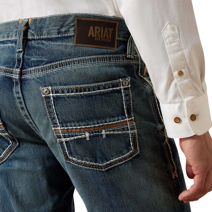 Ariat Men's M4 Coltrane Boot Cut Jean - AI7AA - Durango Blue - 30x32 - 1 - 4
