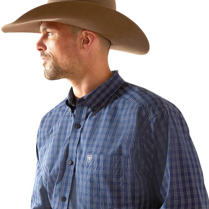 Ariat Mens Pro Sawyer Long Sleeve Shirt - AI8KS - Dark Blue - Small - Each - 3