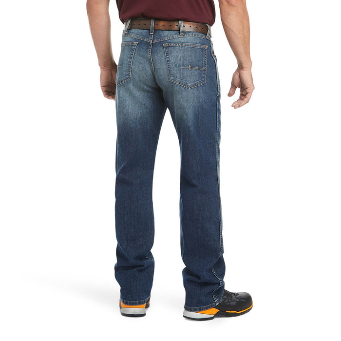 Ariat Men's Rebar M3 Loose DuraStretch Basic Stackable Straight Leg Jean - AI5B4 - Sierra Blue - 30x30 - 2
