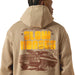 Ariat Mens Sendero "Slow Horses" Graphic Hoodie – Relaxed Fit Brushed Fleece Pullover - AIBA8 - Tan - Small - 4
