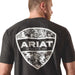 Ariat Mens Short Sleeve Shirt, Digi Shield Western Athletic Tee - AI9CJ - Heather Grey - Small - Each - 2