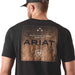 Ariat Mens Short Sleeve Shirt, Leather Patch Western Tee - AI9C6 - Black - Small - Each - 2