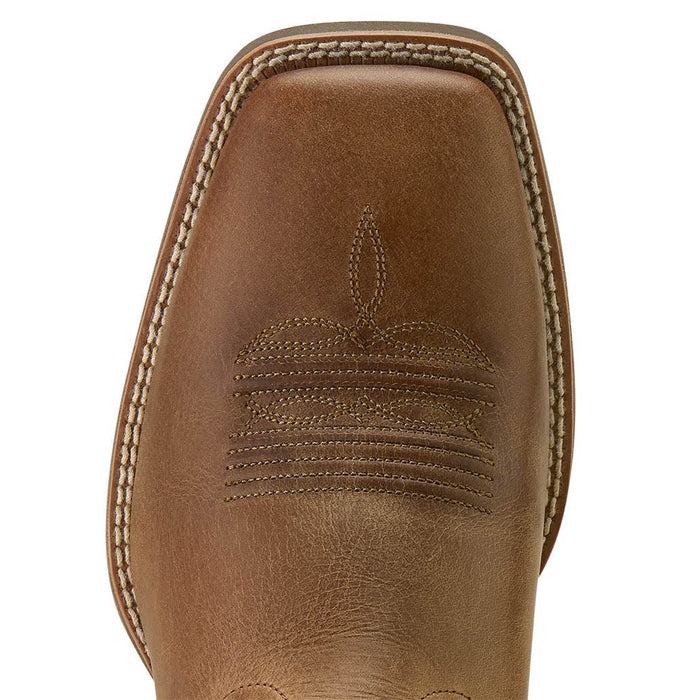 Ariat Men's Sport Steer Skull Boots - AI6BW - Sandstorm & Chocolate - 7 D - 6