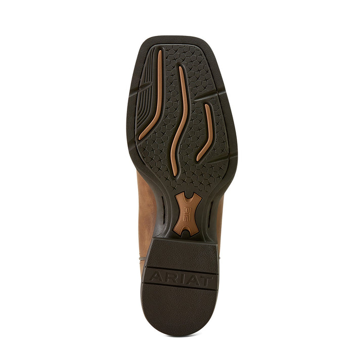 Ariat Men's Sport Steer Skull Boots - AI6BW - Sandstorm & Chocolate - 7 D - 8