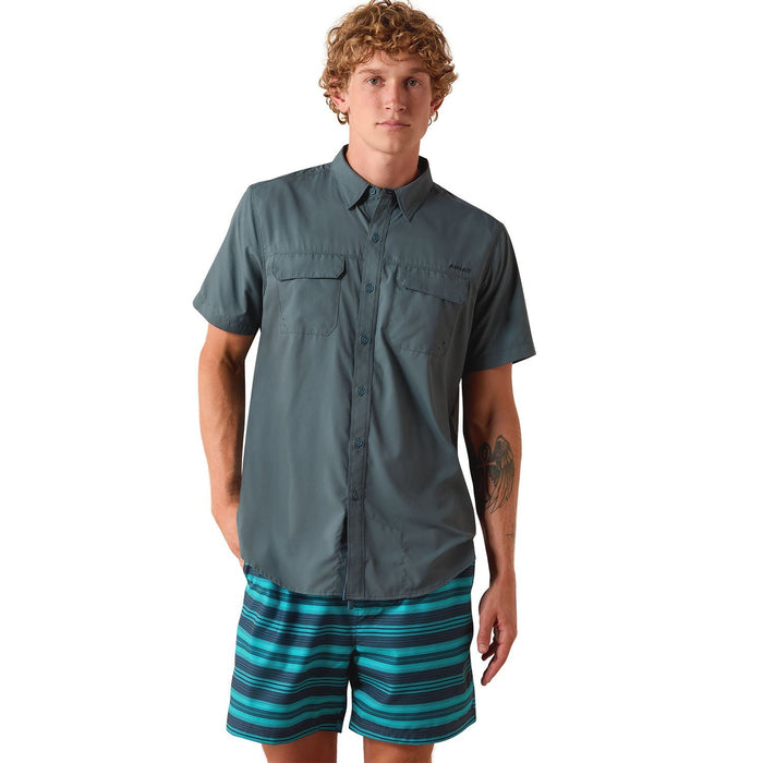 Ariat Men's VentTek Fitted Outbound Short Sleeve Shirt - AI9H8 - Dark Slate - Small - 1 ct - 5