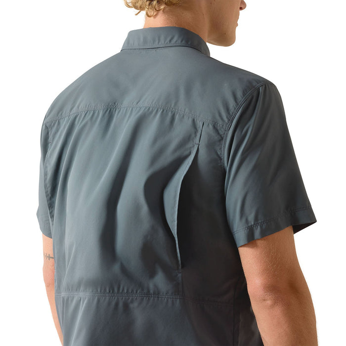 Ariat Men's VentTek Fitted Outbound Short Sleeve Shirt - AI9H8 - Dark Slate - Small - 1 ct - 7