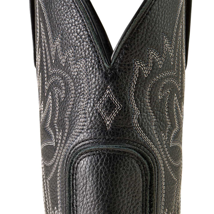 Ariat Mens Western Big Rig Wide Square Toe Cowboy Boot – Comfortable Durable Leather Work Boot - AIBLX - Black - 10 EE - 14