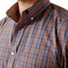 Ariat Men's Wrinkle Free Iker Longsleeve Shirt - AI582 - Navy - Small - 3