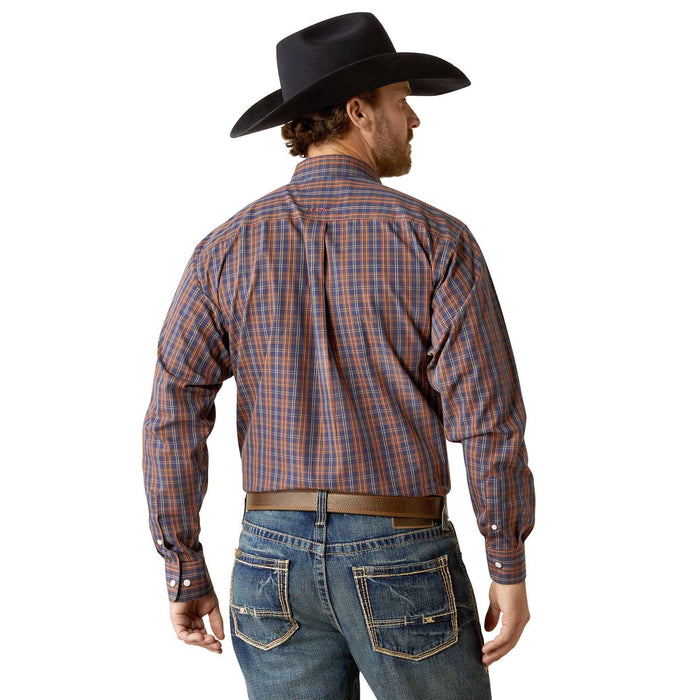 Ariat Men's Wrinkle Free Iker Longsleeve Shirt - AI582 - Navy - Small - 2