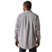 Ariat Mens Wrinkle Free Solid Classic Fit Long Sleeve Shirt - AI8GK - Dark Grey - Small - Each - 6