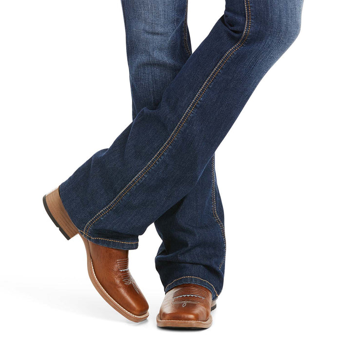 Ariat R.E.A.L. Perfect Rise Stretch Boot Cut Jean - AIVT - 25 Regular - 4