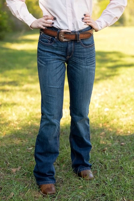Ariat R.E.A.L. Perfect Rise Stretch Boot Cut Jean - AIVT - 25 Regular - 6