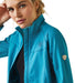 Ariat Women's Agile Softshell Jacket, Mosaic Blue - AI25B - Large - 15