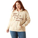 Ariat Womens "Denim & Supply" 1/2 Zip Sweatshirt – Midweight Fleece Casual Pullover - AIBBV - Oyster Grey - Small - Each - 1