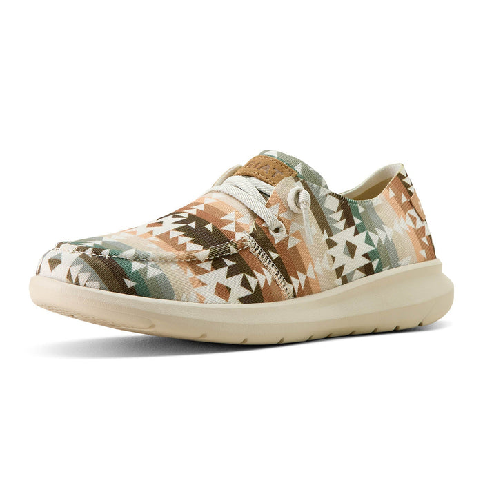 Ariat Women's Hilo Casual Slip - On Shoes with No Tie - Laces – Comfortable Everyday Wear - AIBJF - 6 - Natural Southwest - Regular - 18