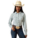 Ariat Women's Kirby Pro Shirt – Long Sleeve, Athletic Fit, UV Protection, Riding & Outdoor Wear - AIBPC - Green Bay Stripe - XSmall - Each - 6
