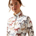 Ariat Women's Lowell 3.0 Long Sleeve 1/4 Zip Baselayer Shirt – Soft, Breathable, Performance Riding Top - AIBFV - Painted Ponies Print - Xsmall - 6