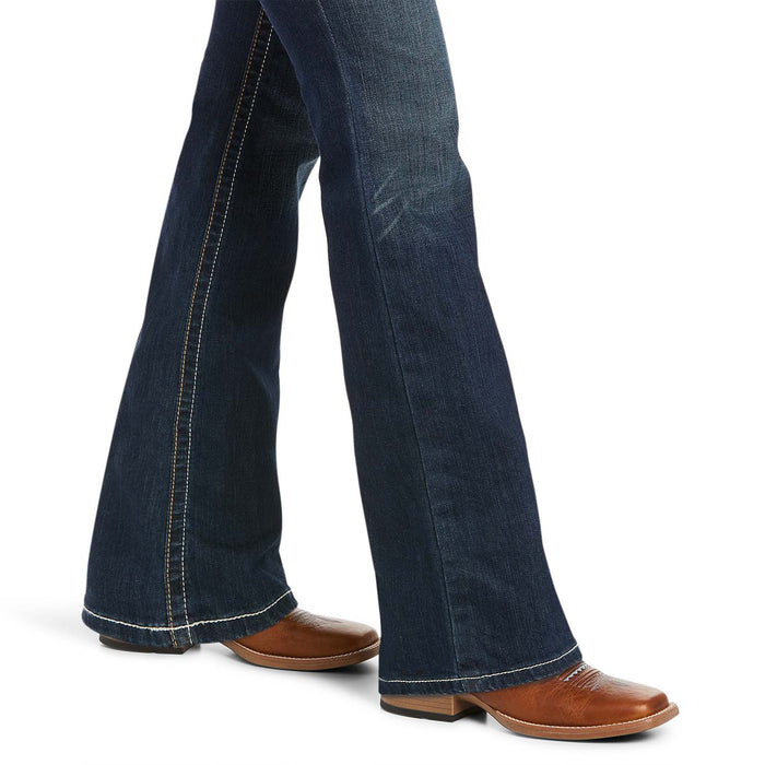 Ariat Women's Mid Rise Stretch Whipstitch Boot Cut Jeans - AIWP - 25 Regular - 3