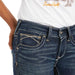 Ariat Women's Mid Rise Stretch Whipstitch Boot Cut Jeans - AIWP - 25 Regular - 2