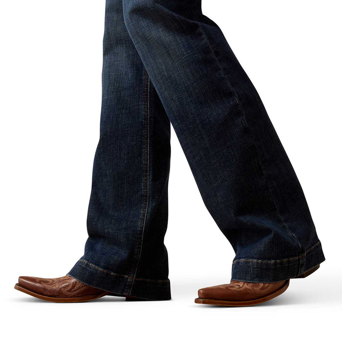 Ariat Women's Perfect Rise Maddie Trouser Jeans - Boot Cut - AI3DE - Denim Blue - 24 R - 1 ct - 5