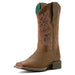 Ariat Women's Round Up Wide Square Toe StretchFit Boots - AI6BM - Sassy Brown - 7 - Pair - 3