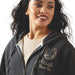 Ariat Womens Stitched Horseshoe Full Zip Hoodie - AI8DC - Charcoal Heather - Small - Each - 3