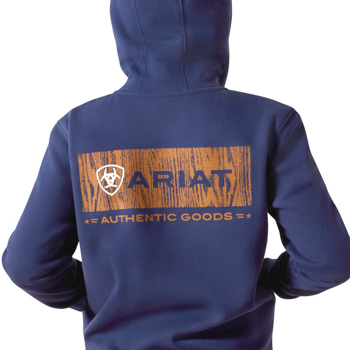 Ariat Youth Hoodie - AI8NN - Navy - XSmall - Each - 8