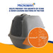 Arm & Hammer Hooded Wave Litter Box - DKY5 - Gray - Jumbo - 4