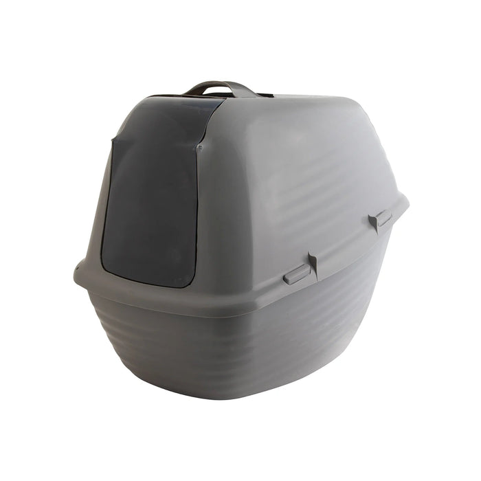 Arm & Hammer Hooded Wave Litter Box - DKY5 - Gray - Jumbo - 1