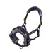 Arma Fleece Lined Lunge Cavesson – Adjustable Nylon Training Cavesson for Horses - SEP26W - Full - Navy - 5