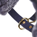 Arma Fleece Lined Lunge Cavesson – Adjustable Nylon Training Cavesson for Horses - SEP26W - Full - Navy - 7