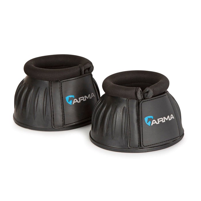 Arma Soft Top Bell Boots for Horses - SEP2BL - Black - Cob - 1