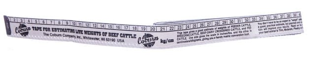 Beef Cattle Weigh Tape - C7W2 - 1