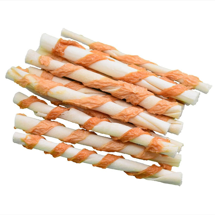 Beefeaters Oven-Baked Beefhide 5" Twists with Chicken Treats for Dogs