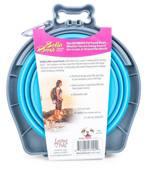 Bella Roma Travel Bowl Double Diner - ZOTF - Blue - 7